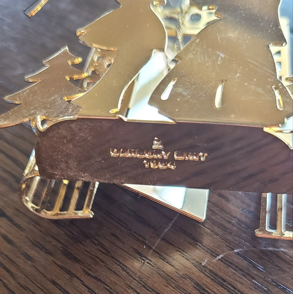 Danbury Mint 1984 Carolers 24k gold electroplated collectible ornament